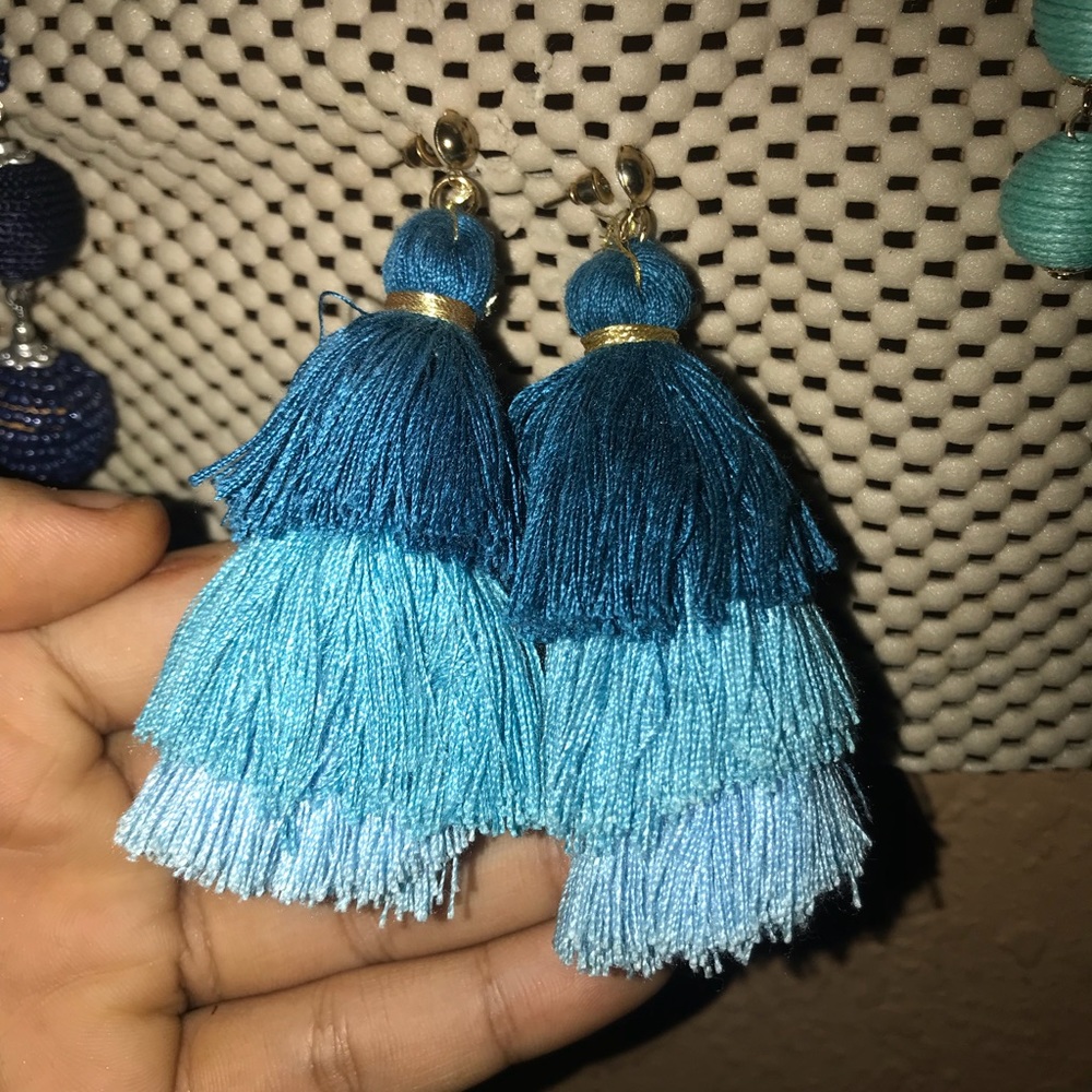 Tassel earrings!